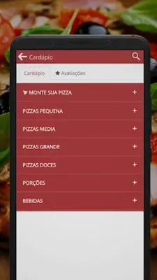 Bella Pizzaria android App screenshot 3